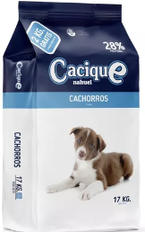 Cacique Perro cach x 17 kg - 28% Proteinas